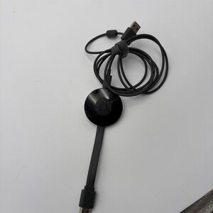 Google Chromecast 2nd Generation 1080p HDMI Streaming Media Player Black